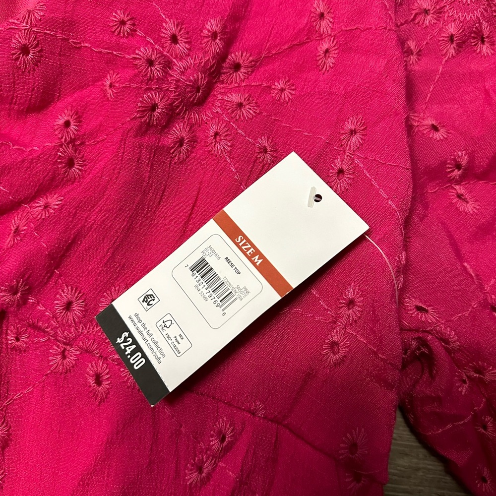 •SOFIA VERGARA• PINK BLOUSE - Picture 3 of 4